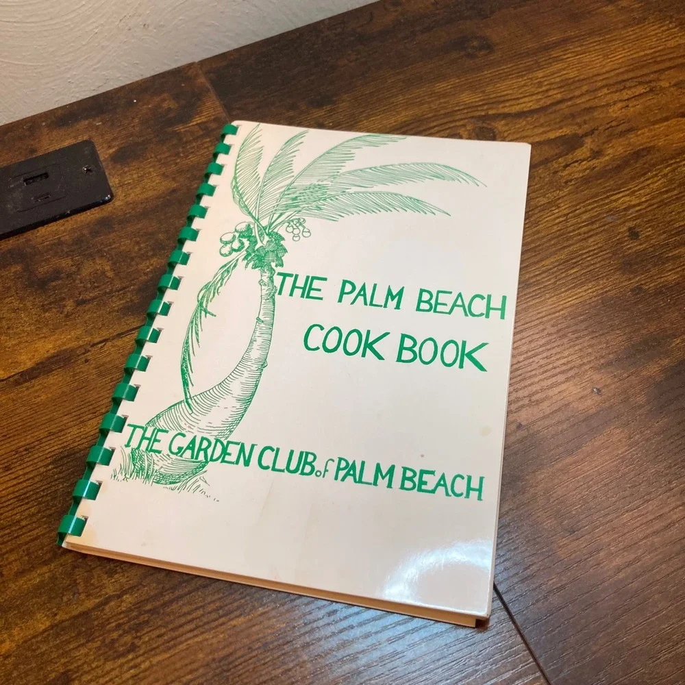 Palm Beach Cook Book 1976 Vtg Garden Club Recipes Spiral Bound